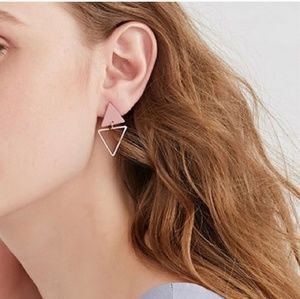 Triangle Stud Earrings